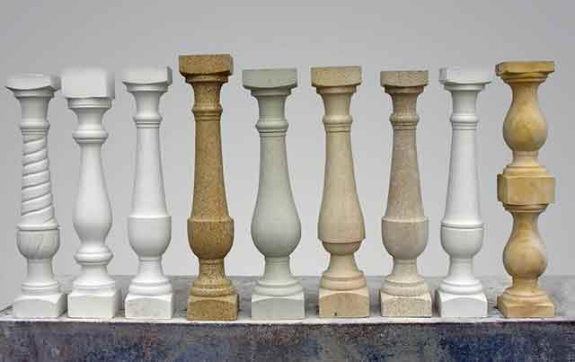 Балясины: особенности архитектурных элементов, материалы изготовления