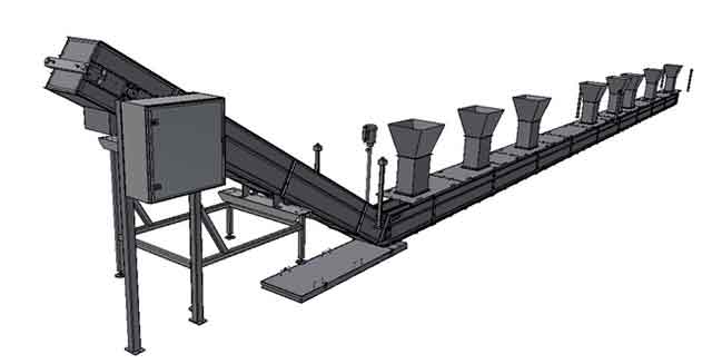 Что такое вертикальный скребковый конвейер