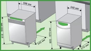 Размеры посудомоечной машины