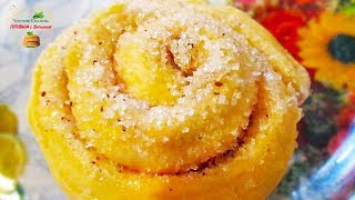 Тыквенные рулетики с корицей порадуют вас своим вкусом