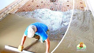 Бетонные полы – как сделать их самостоятельно