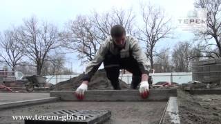 Как уложить тротуарную плитку